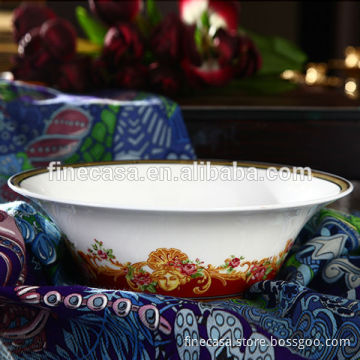 9 Inches Luxury Fine Bone China Fruit Bowl of Dream Wedding